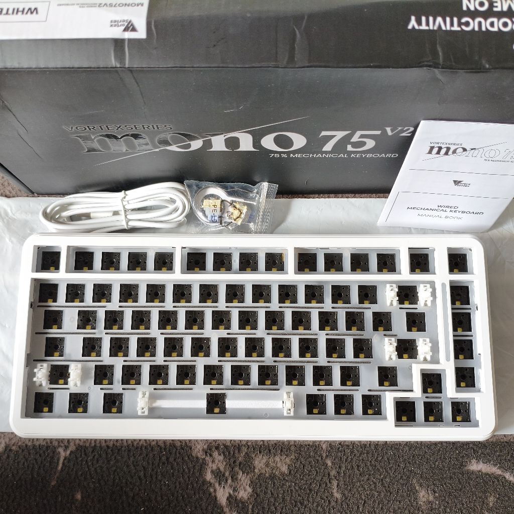 Vortexseries Mono75 V2 Hotswappable Mechanical Keyboard