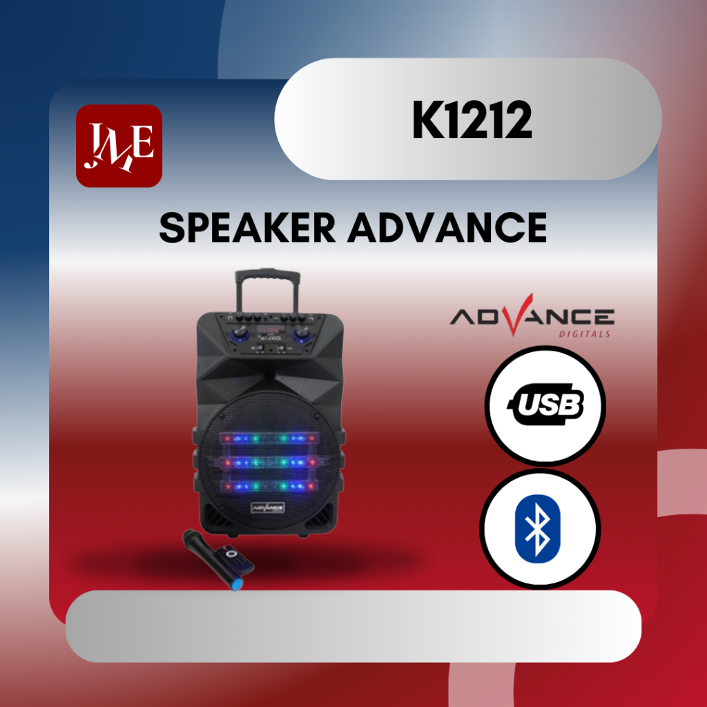 Speaker Aktif Advance K1212 12inci Bluetooth
