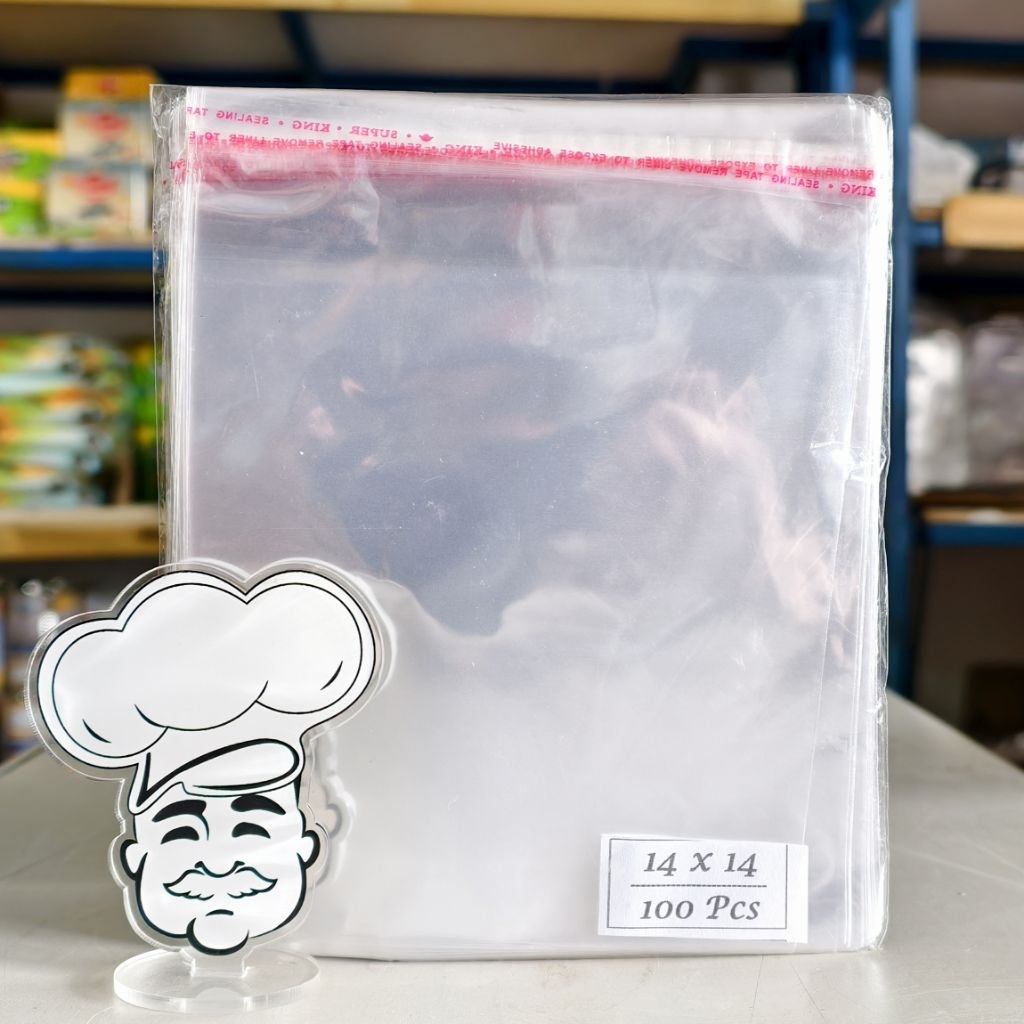 Plastik OPP Seal 14 X 14 Cm / Plastik OPP 14Cm / Plastik Seal OPP 14 X 14 Cm / Plastik Roti 14 x 14 