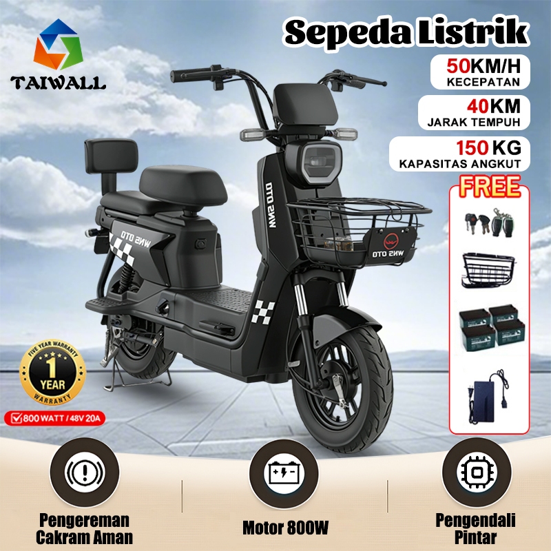 S16 Sepeda Listrik Pintar 48V20A / Jam Sepeda Listrik Dewasa Dengan Pedal / Mesin Berkecepatan Tingg