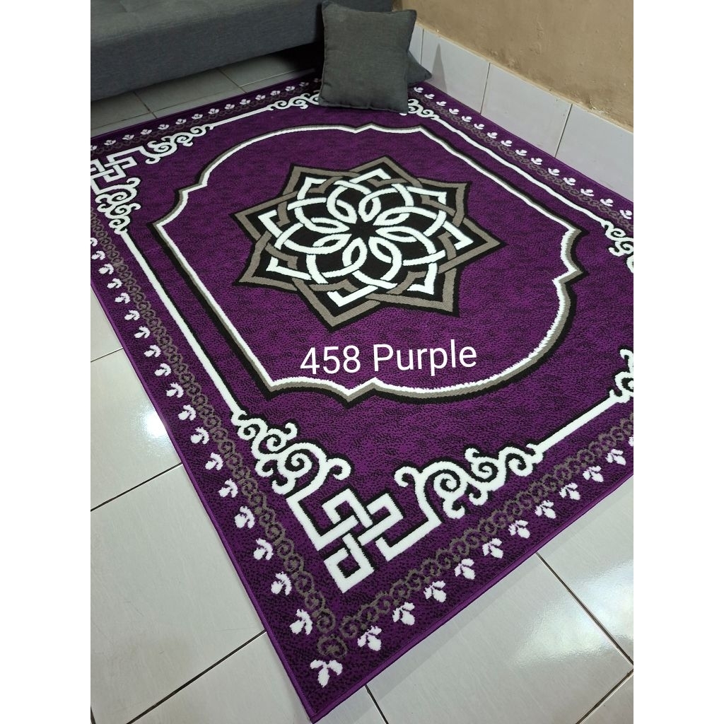 Karpet Permadani Ungu Violet Purple Moderno Momento Shafira 160x210 cm