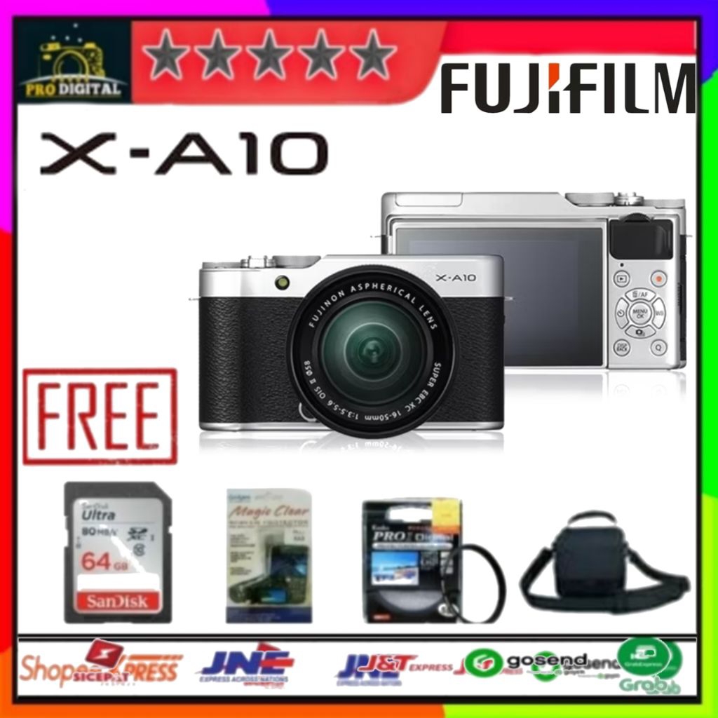FUJIFILM X-A10 KIT 16-50mm OIS II / FUJIFILM X-A10 / FUJI X-A10 KEMERA MIRRORLESS FUJIFILM X-A10 / F