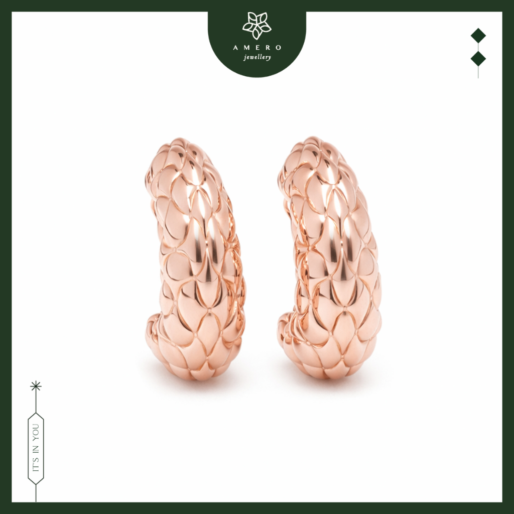 Anting Emas Rose Gold 17K Olegro OE-93 Amero Jewellery
