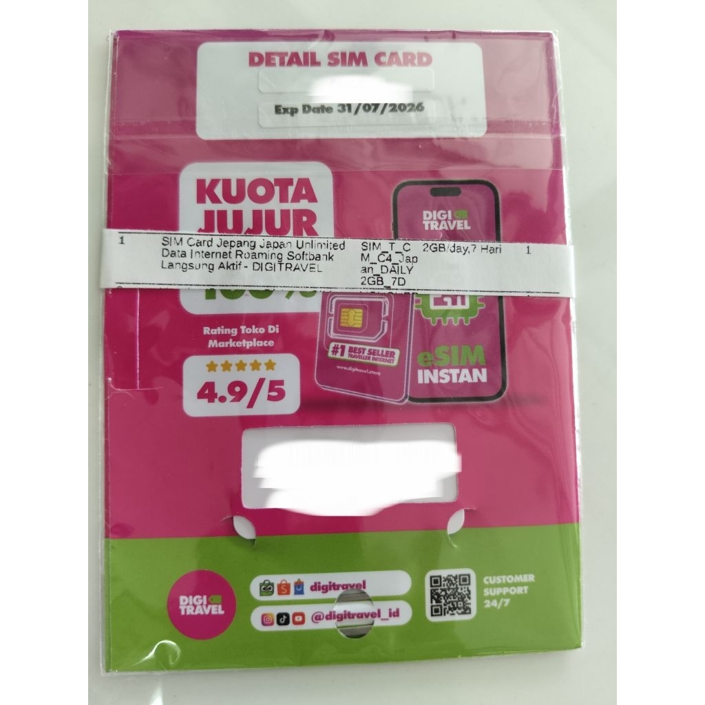 sim card digitravel jepang