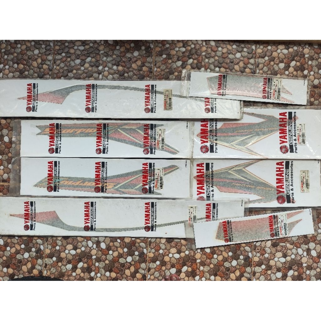 Striping Sticker List Body Set Scorpio Z 2004 Original Yamaha