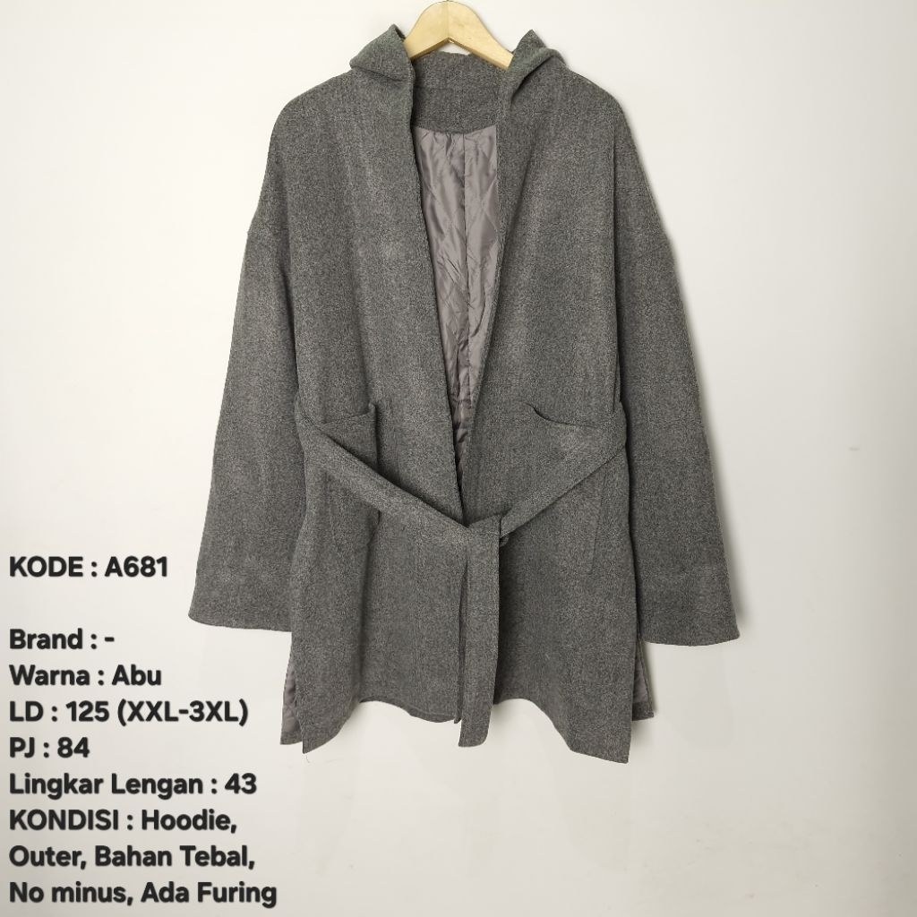 Coat, Long Coat  Musim Dingin Jumbo Big Size Preloved 40