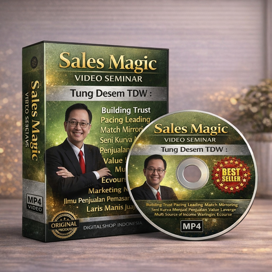 Sales Magic Video Seminar - Tung Desem TDW Building Trust Pacing Leading Match Mirorring Seni Kurva 