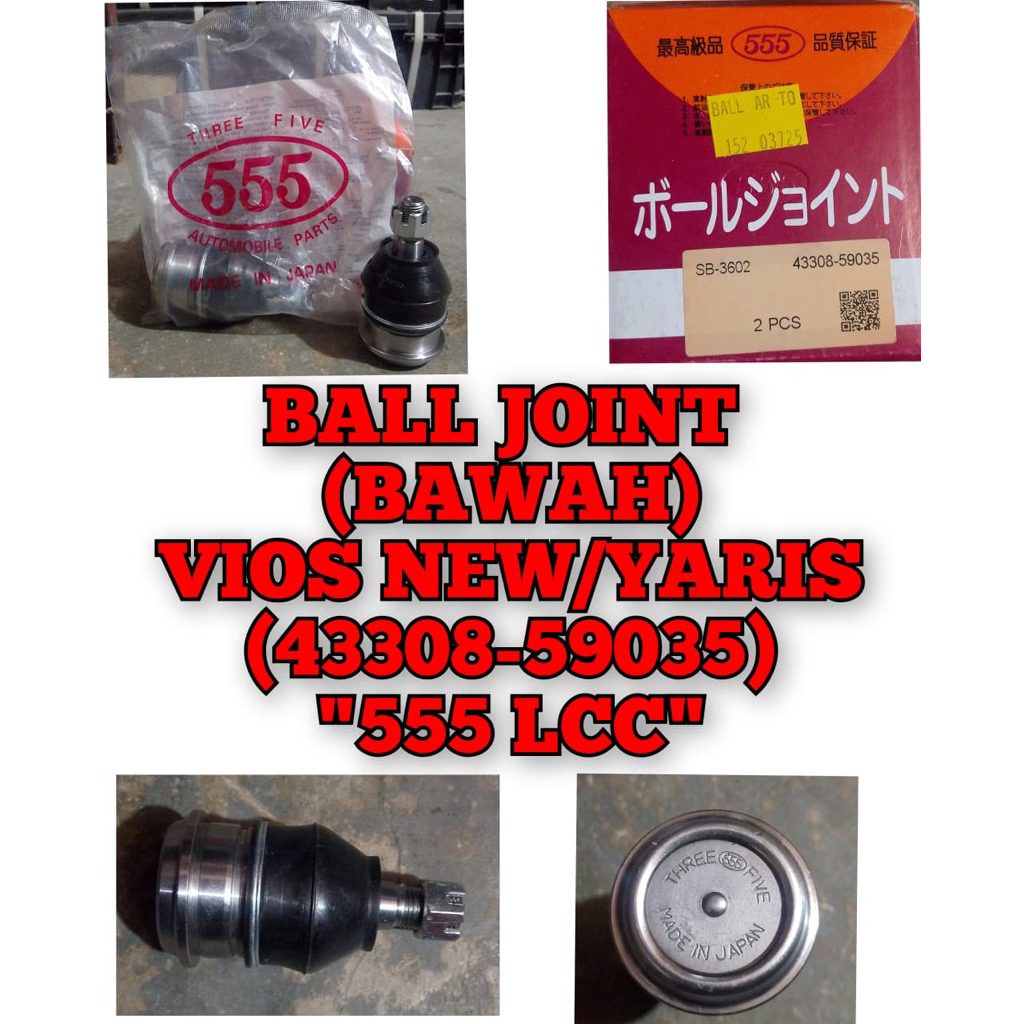 Ball Joint Vios Yaris Original 555 Japan
