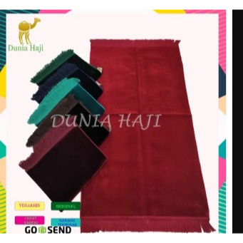 Sajadah Bulu POLOS WARNA Tebal Ukuran Besar 70 x 110 cm TANPA MOTIF Turki / Oleh Oleh Haji dan Umroh