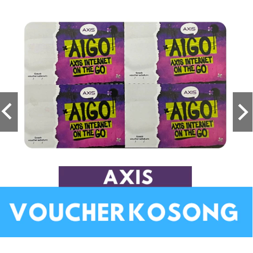 voucher kosong axis ISI 5 LEMBAR 20 SN berlaku nasional  exp JAN 2028