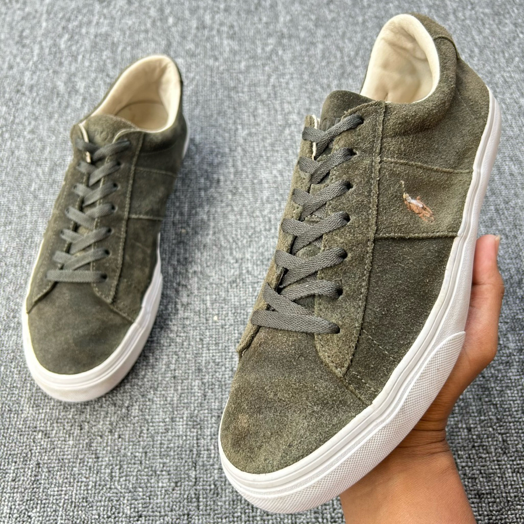 Sepatu POLO Ralph Lauren Casual Suede Size 43 Panjang Insole 27.5 cm