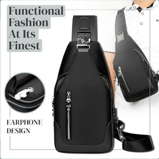 Eiger - Elega Cygnus Sling Bag Tas Selempang Slingbag Waistbag Bahu Pria