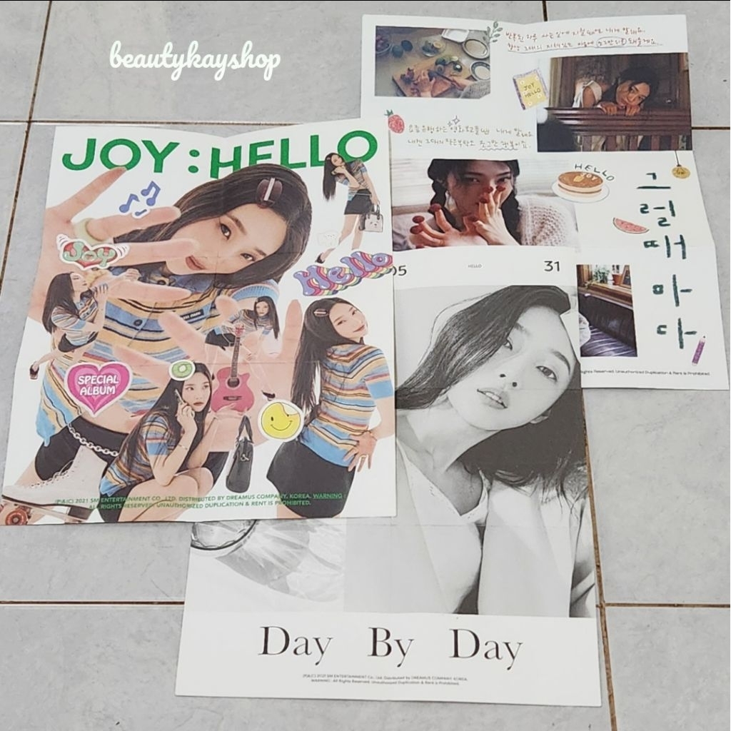 Official JOY HELLO Tracklist Poster