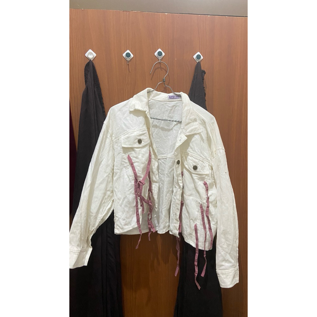 [PRELOVED] CARDIGAN ZIVA JAKET JEANS CORDUROY