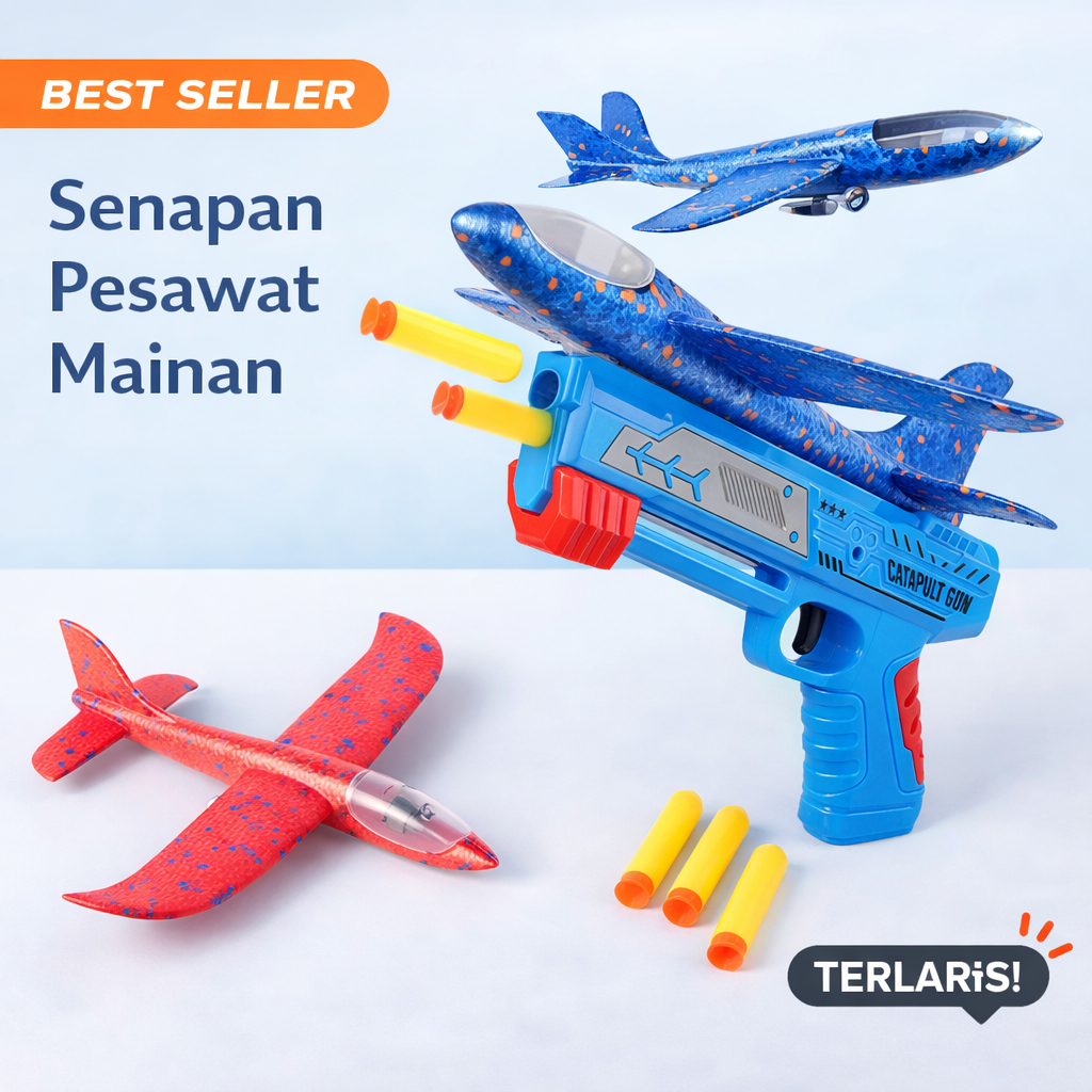 MAINAN ANAK PESAWAT / MAINAN PESAWAT TEMBAKAN AIR / FLY DISTANCE / MAINAN PESAWAT VIRAL/ MAINAN ANAK