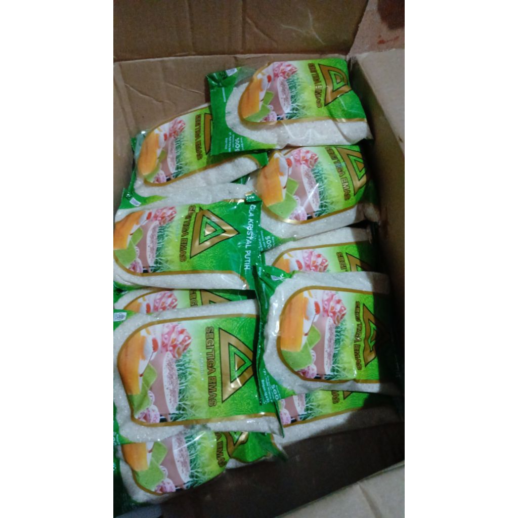 Gula pasir 500 gram Gula pasir segitiga emas
