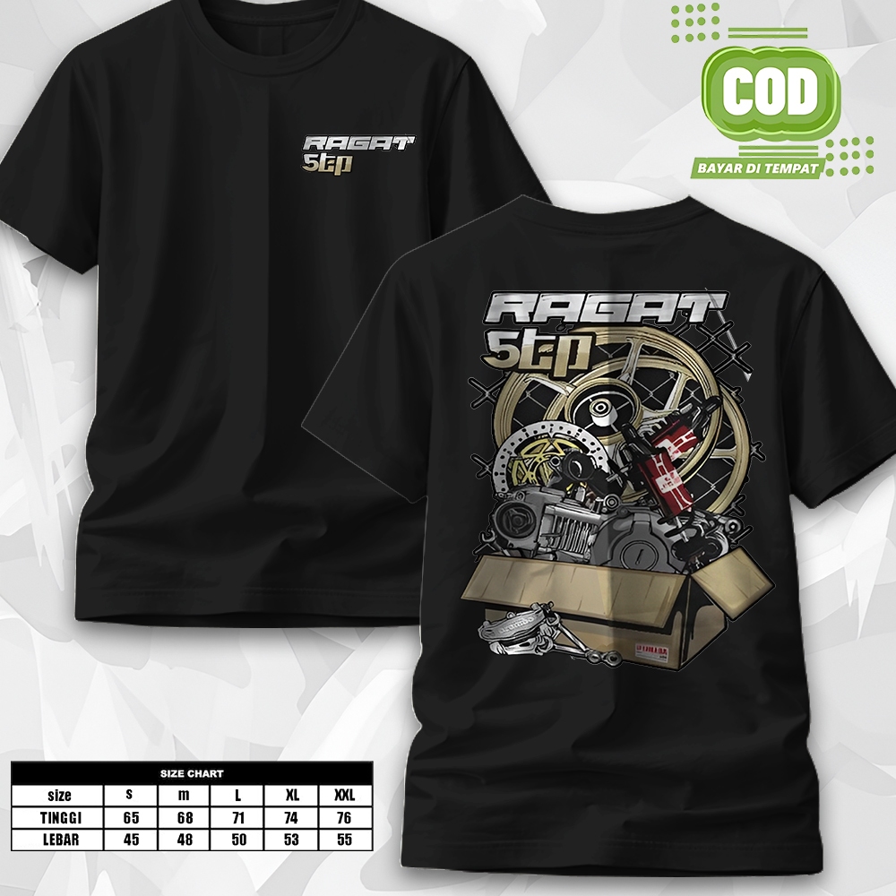 DONATELLO KAOS - Baju Kaos Atasan 5tp Gank Yamaha Jupiter Z Vega R Pria Distro Original Murah Keren 