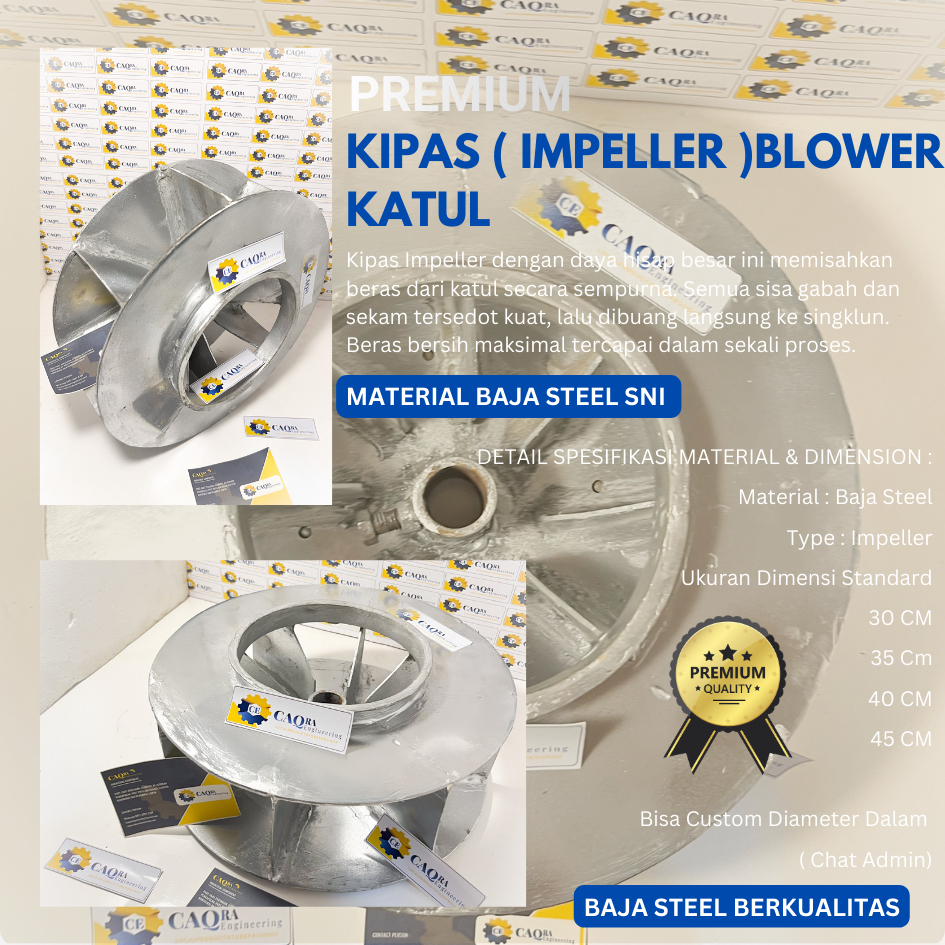 IMPELLER BLOWER HISAP KATUL MESIN PENGGILINGAN PADI