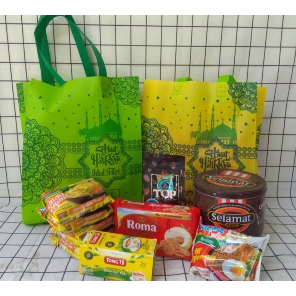 Parcel Sembako Tas Ucapan Idul Fitri