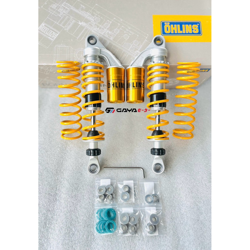 Shock Ohlins Ho 647 Ho647 Honda Wave 125I Yamaha Rx-King Kawasaki W75 Original