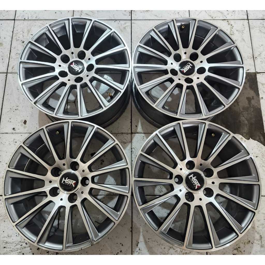 Velg Second HSR Rostock 16x7.5 PCD 5x112 Grey