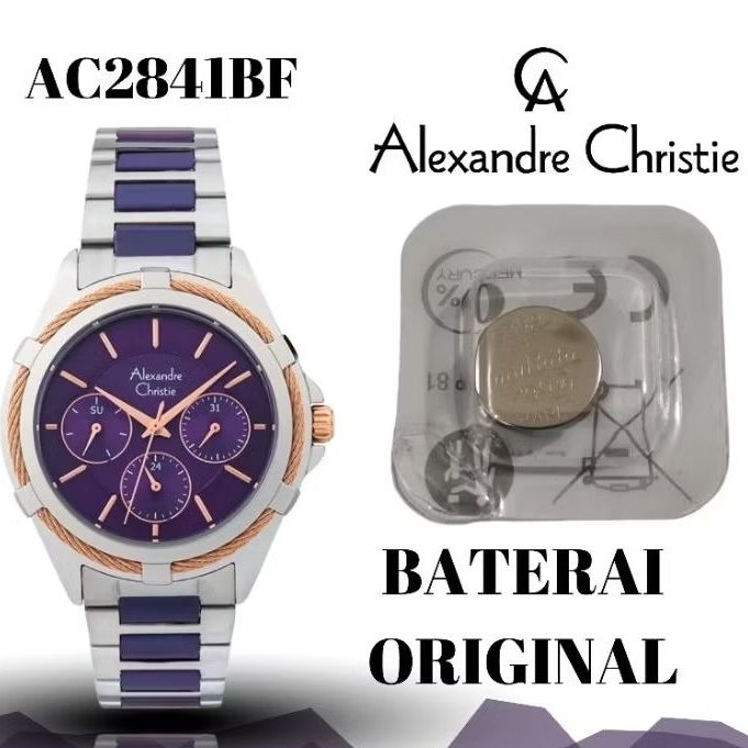 Baterai jam Alexandre christie original AC2841BF