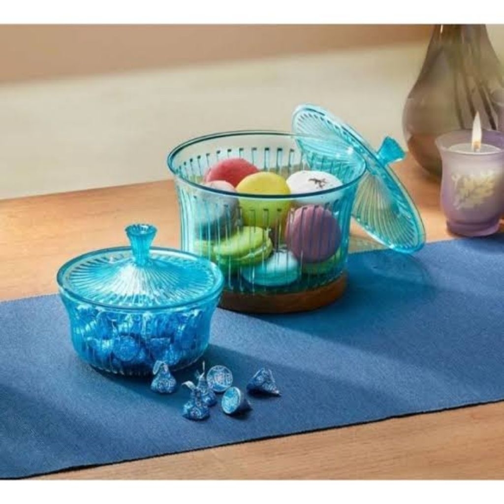 Tupperware Celebration / wadah permen makanan toples cantik crystal kristal cantik transparan