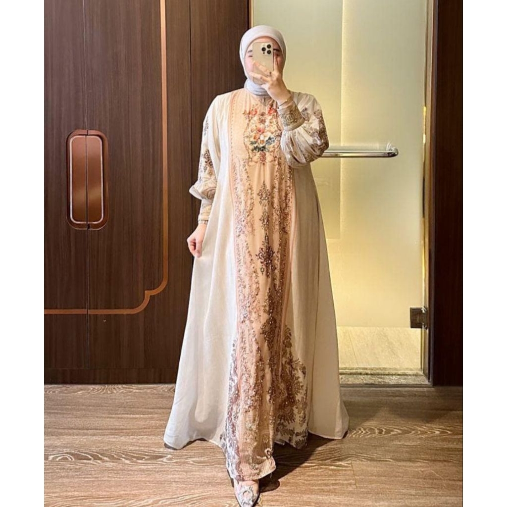 SAHARA DRESS SET HIJAB EXCLUSIVE RAYA COLLECTION