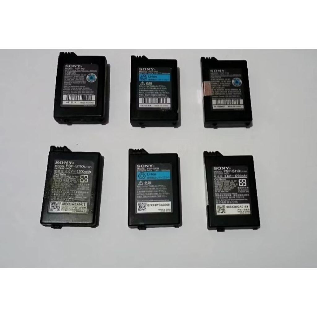 BATERAI PSP ORI SLIM S2000/3000 Minus Sudah Eror