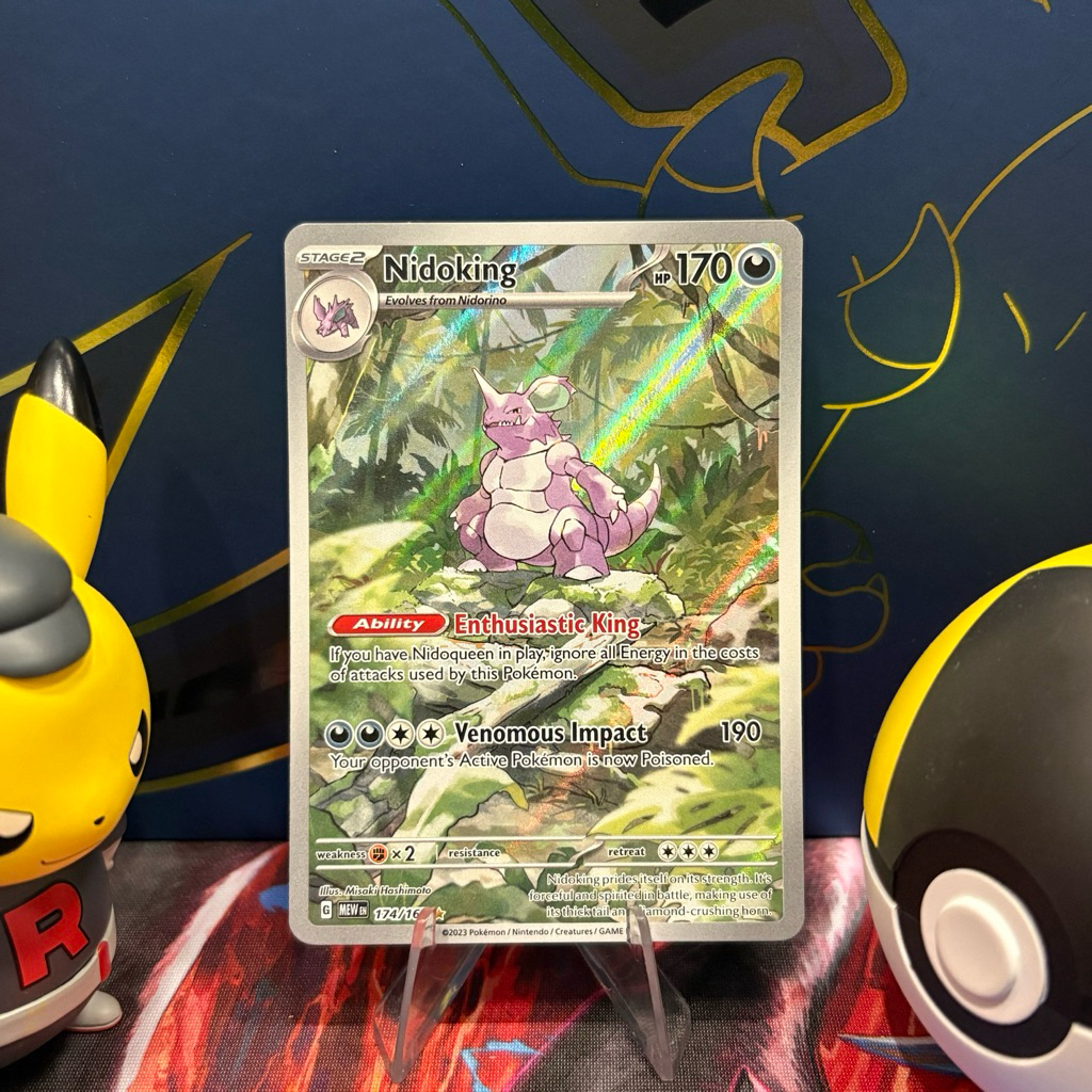Nidoking 174/165 ENG - IR - Scarlet & Violet 151 - Pokemon TCG