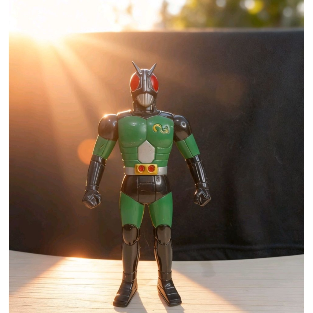 Bandai jepang RHS Kamen Rider Black RX tinggi 17cm