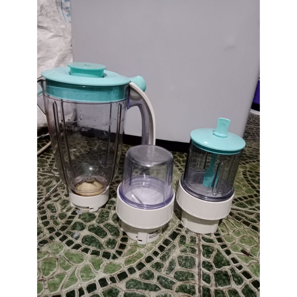 gelas+ pisau blender original seken masih ok