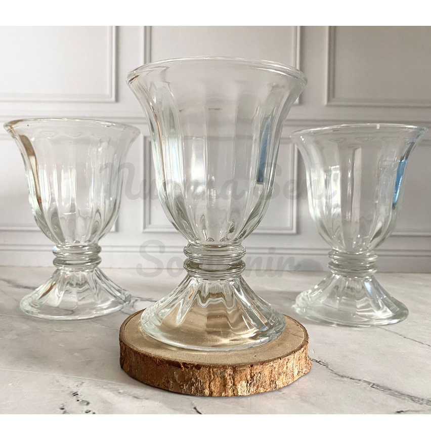 Souvenir Gelas Minum Kaca Kristal Gelas Gelato Citinova Gelas Es Krim Cangkir Aesthetic Gelas Cafe