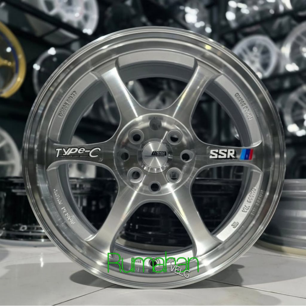 velg ssr type c ring 16 lebar 7 et 40 velg racing r16 avanza Xenia velg mobil ring 16 velg Swift kij