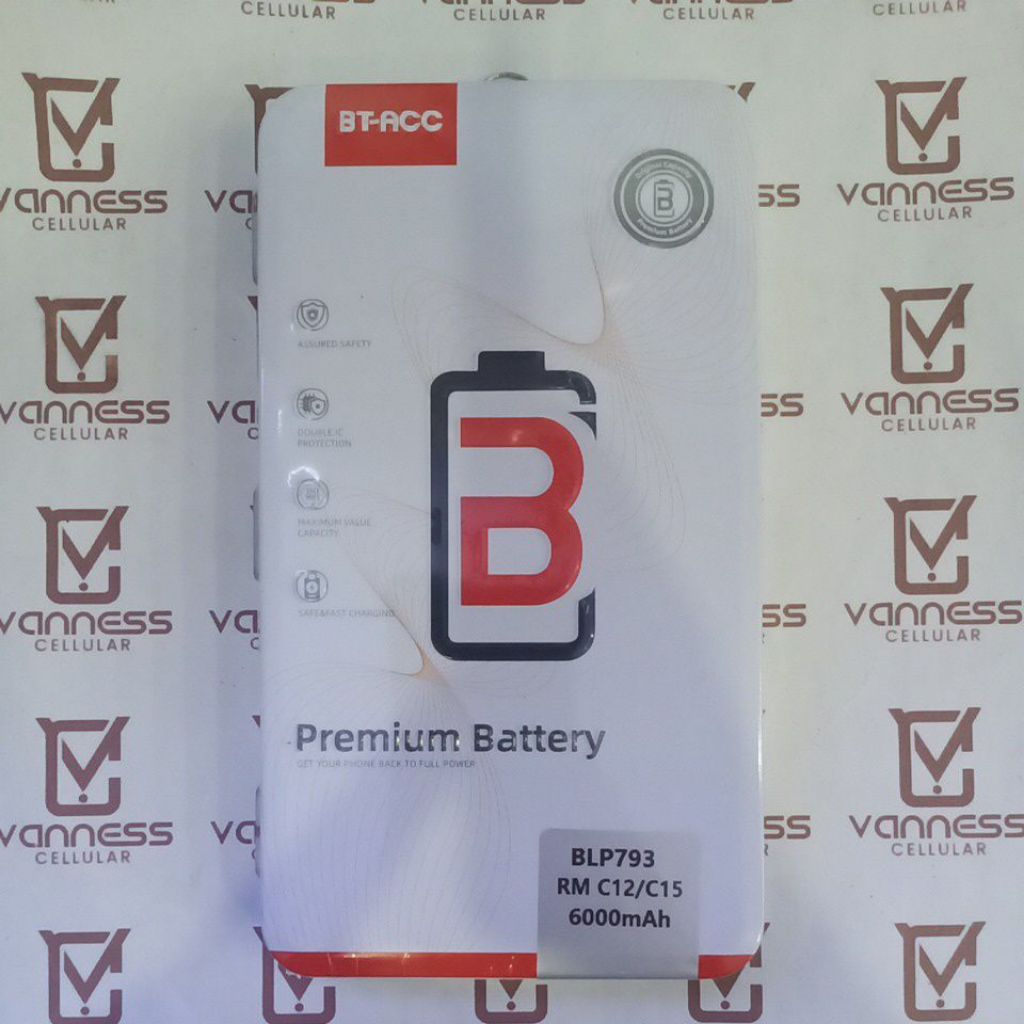 BATTERY BLP793 PREMIUM DOUBLE POWER DOUBLE IC REALME C12 / C15 / C25 / NARZO 20 / NARZO 30A