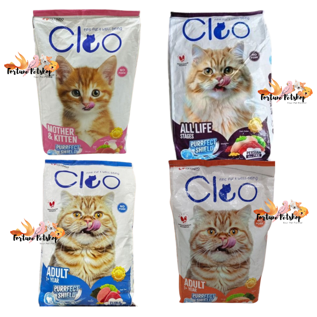 Cleo Persian / Cleo kitten / Cleo adult tuna / Cleo adult salmon 7 Kg Makanan Kucing FRESHPACK 7kg