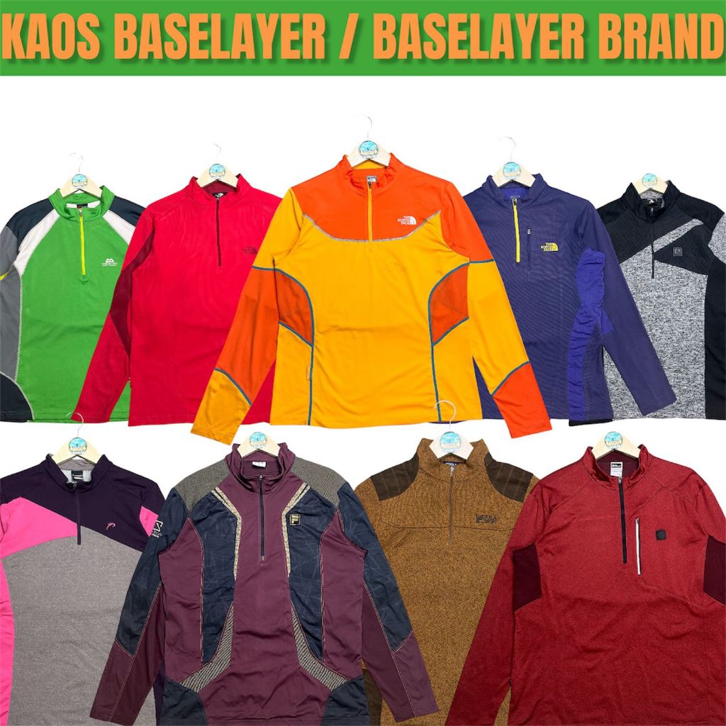 KOL.2 KAOS BASELAYER / ATASAN GUNUNG / BAJU GUNUNG / BASELAYER BRAND