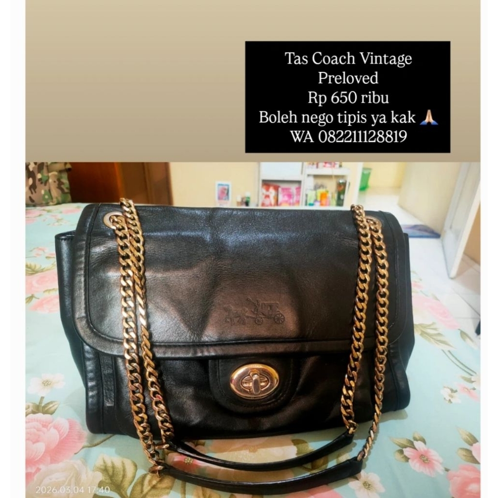 Tas Coach Preloved Vintage