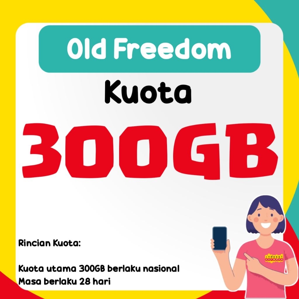 Paket Data Internet IM3 Ooredoo Kuota Jumbo 200GB 250GB 300GB Indosat Termurah
