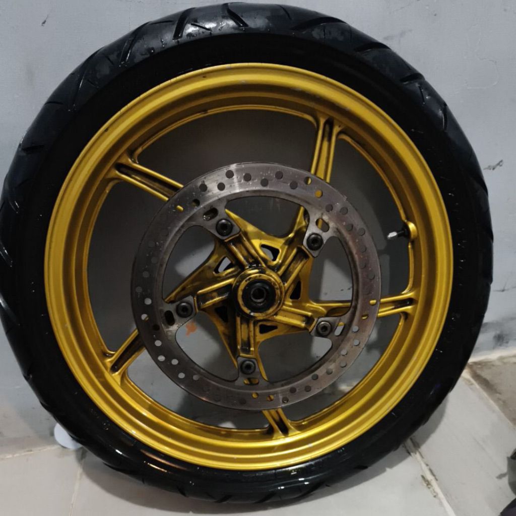 velg depan CBR150 LOKAL, ban Michelin 180/55-17