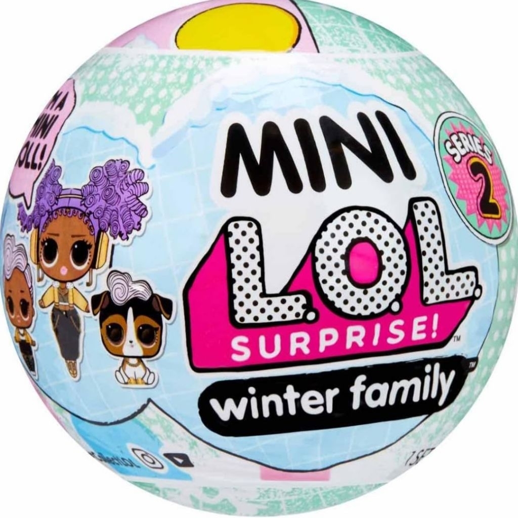 LOL SURPRISE MINI LOL SURPRISE WINTER FAMILY SERIES 2 MAINAN LOL ANAK FIGURE LOL MAINAN KOLEKSI ANAK