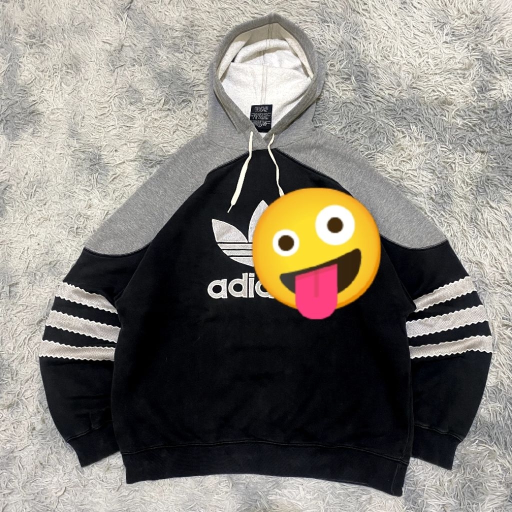 hoodie vintage ADI 80's sz xL