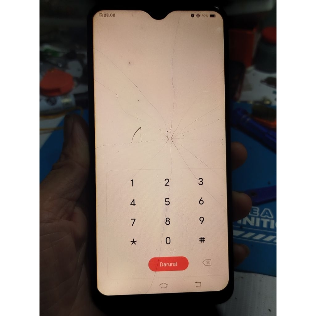 lcd Vivo y12i hidup minus baca diskripsi