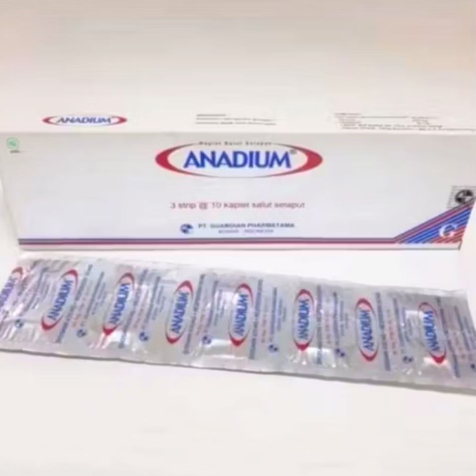 ANADIUM STRIP 10 KAPLET