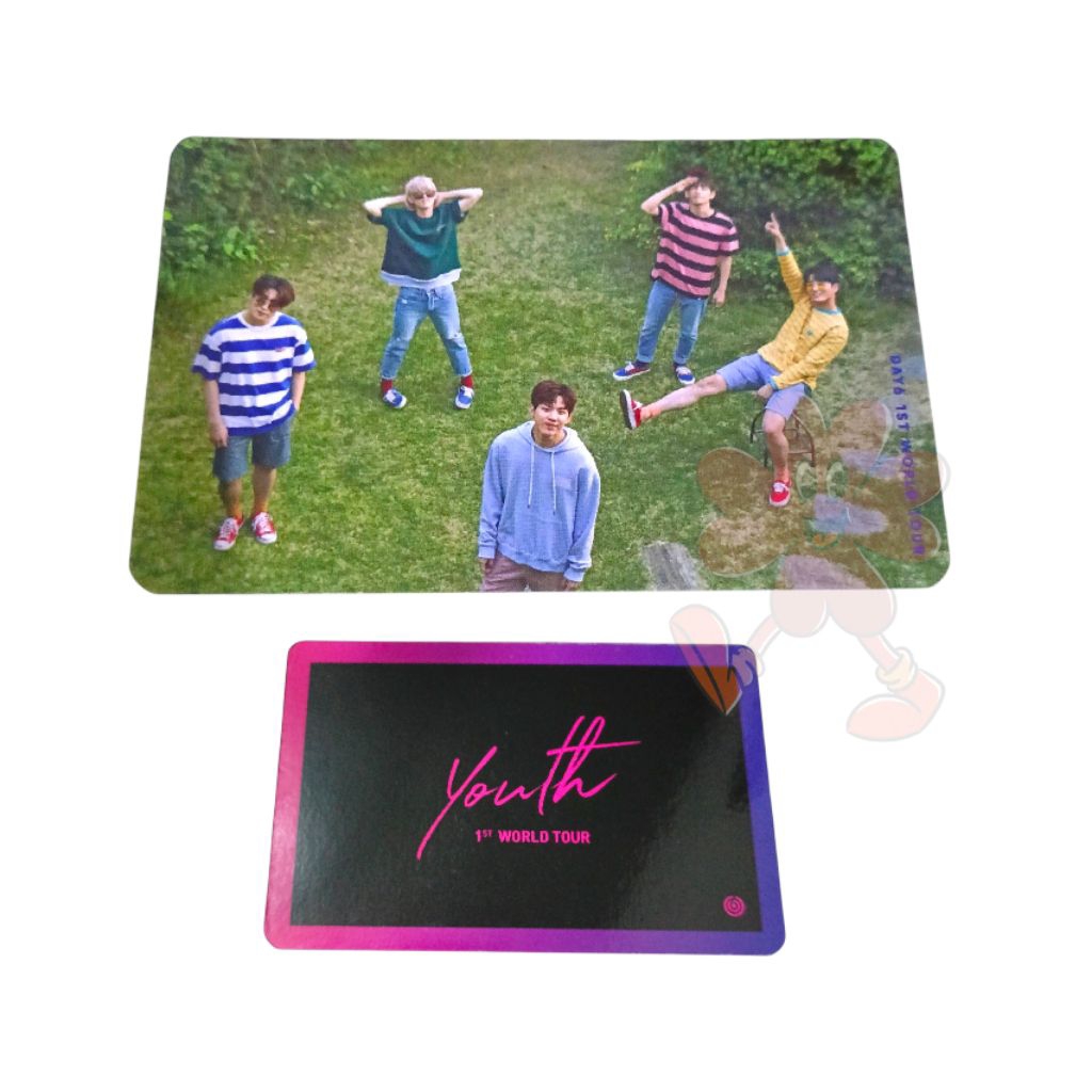 Photocard Day6 Youth 1st World Tour Sungjin Jae Youngk Wonpil Dowoon PC Official