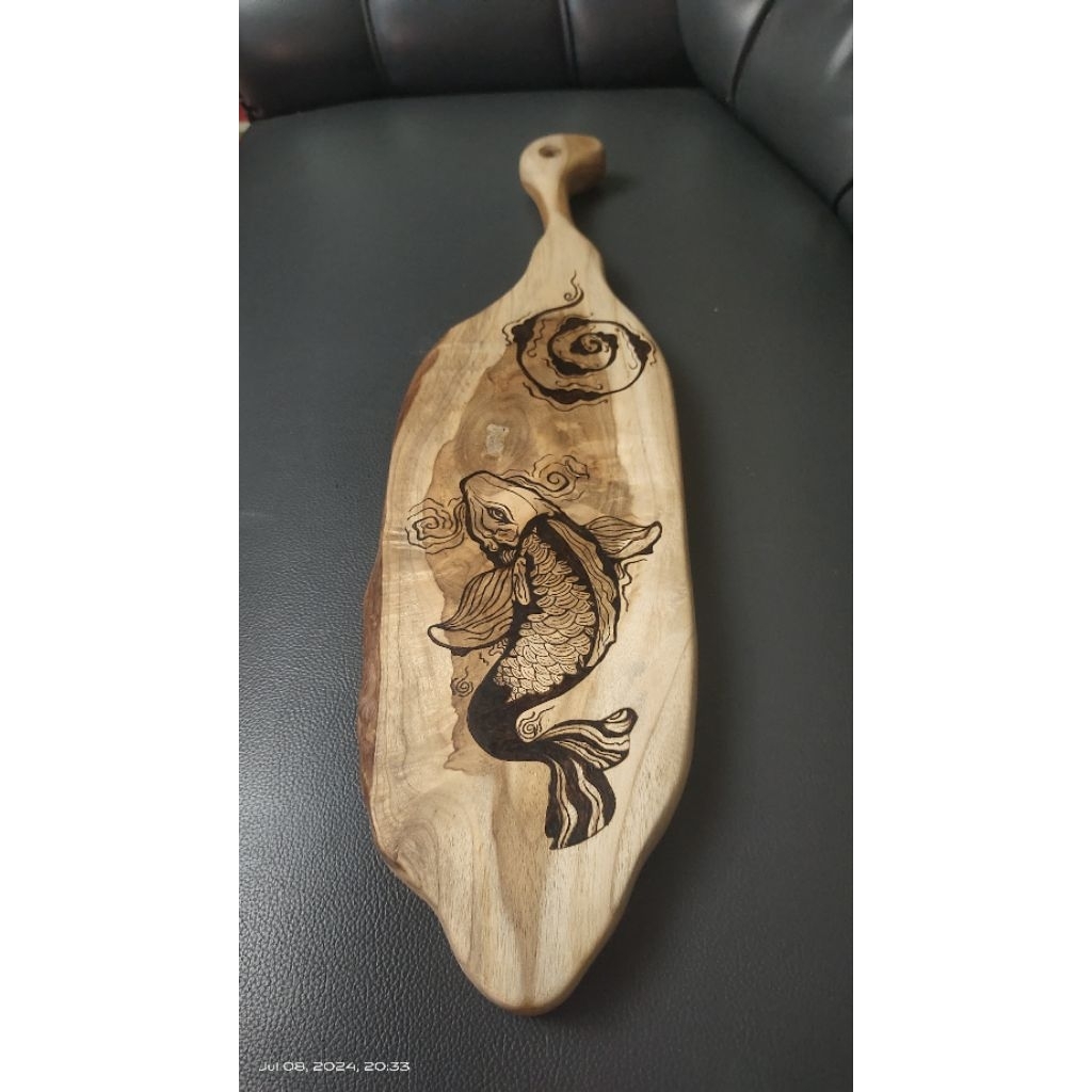 Talenan Kayu Hias Pyrography