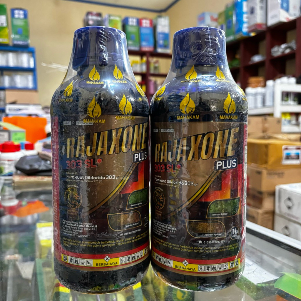 Herbisida Kontak RAJAXONE PLUS 303SL 1 Liter - Rajaxone Plu Pembasmi Rumput Membandel