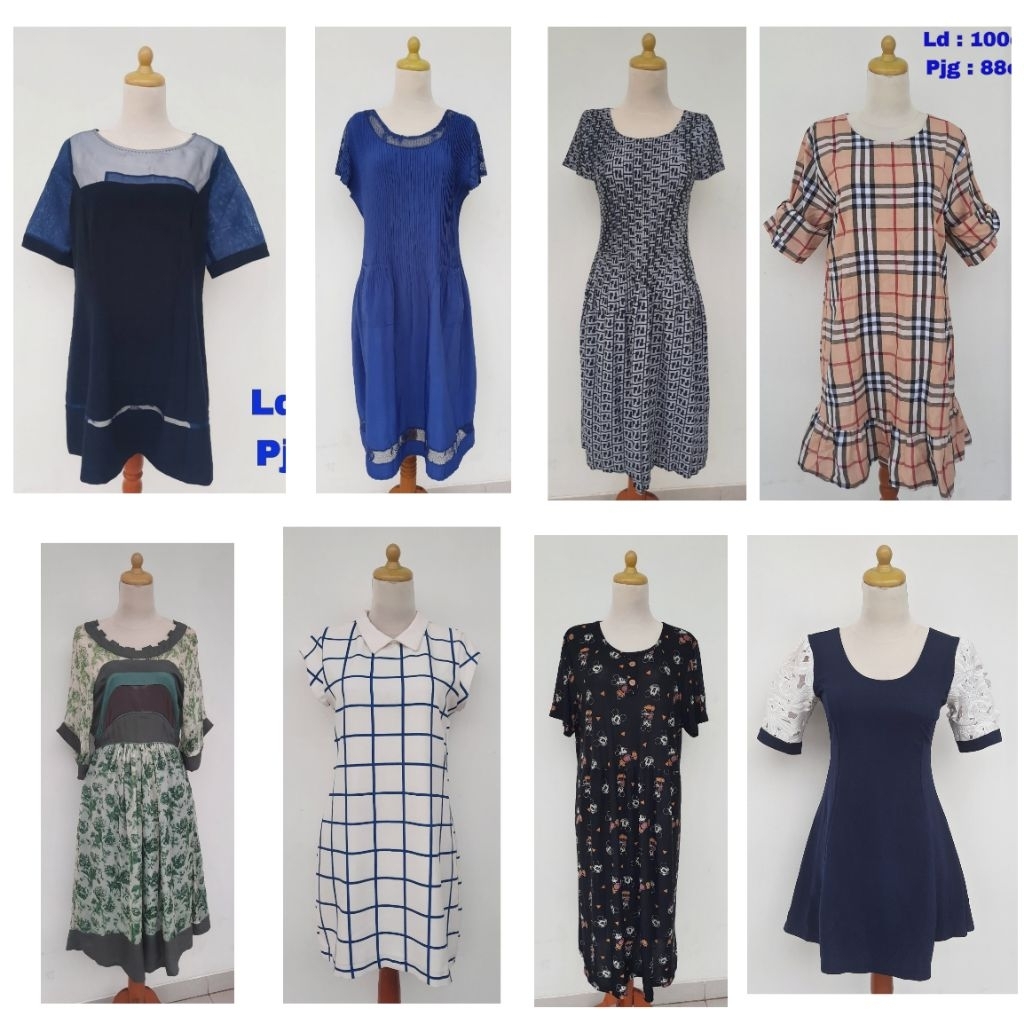 Dress Lengan Pendek Dress Casual