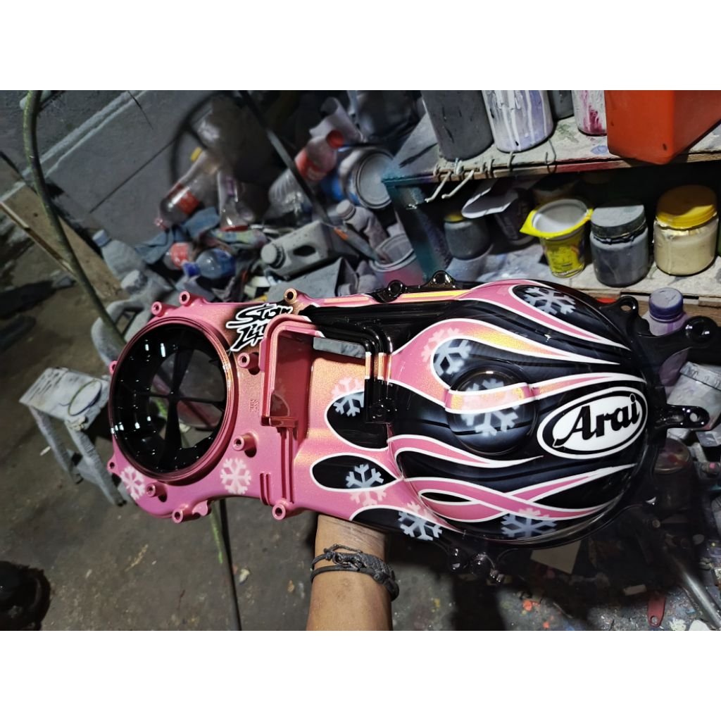 bak cvt aerox  airbrush custom
