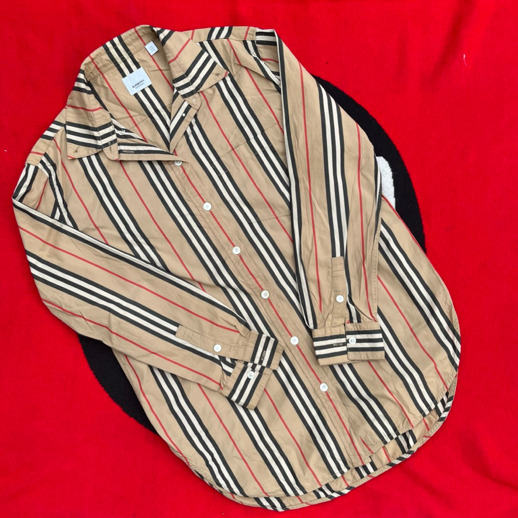 Burberry Nova Check Shirt Button